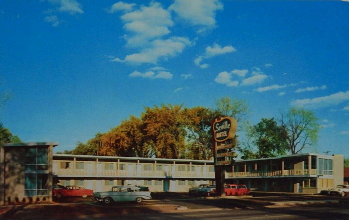 Seville Motel - Vintage Postcard (newer photo)